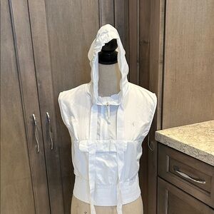 Puma Brand Women’s Lightweight White Hooded Jacket